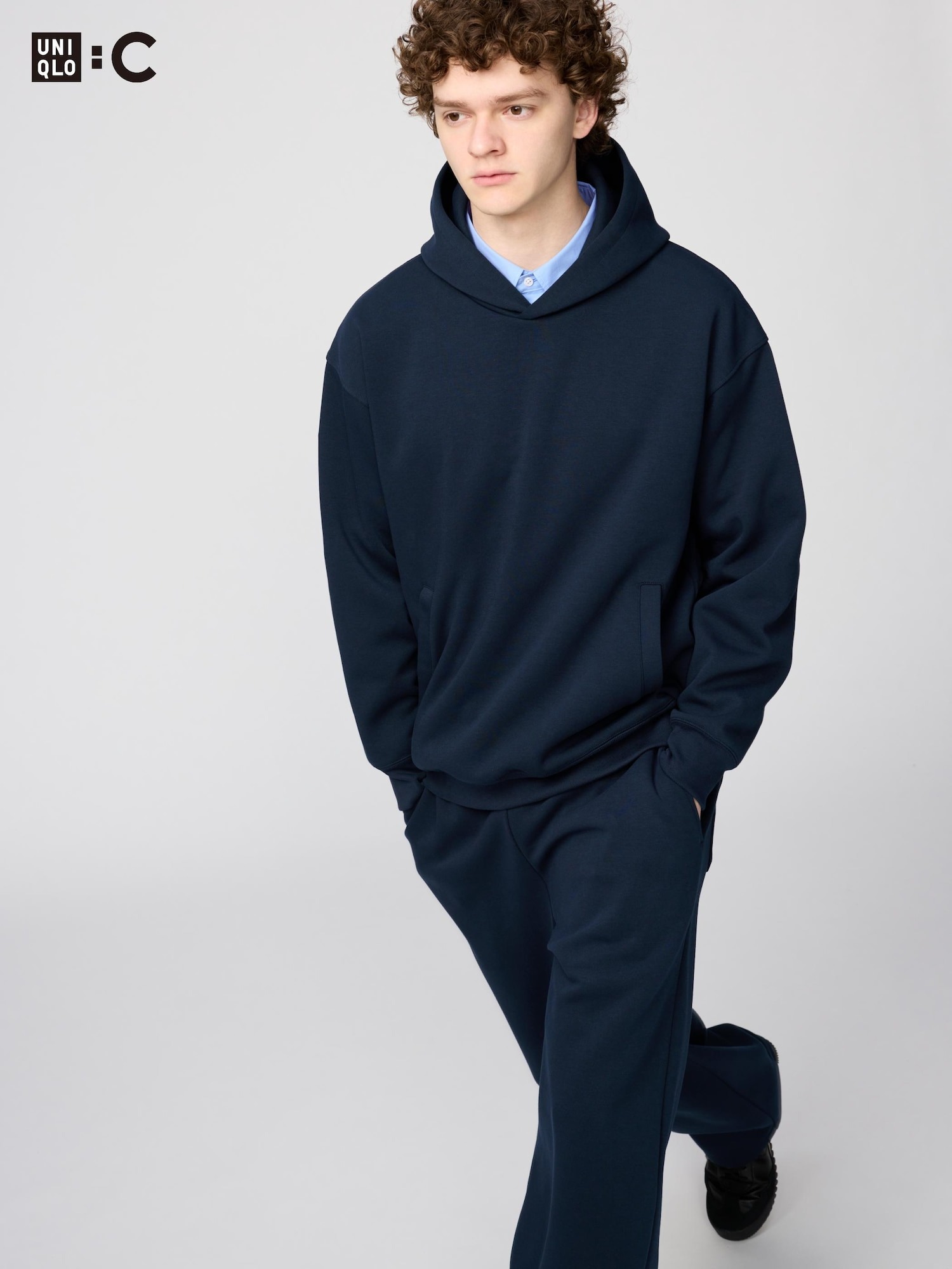 Áo Uniqlo 479853 Sweatshirt Oversized Full Parka size M, L